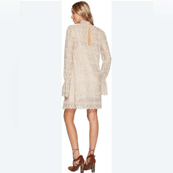 FREE PEOPLE SIMONE MINI DRESS In Neutral COMBO XS - Picture 2 of 14